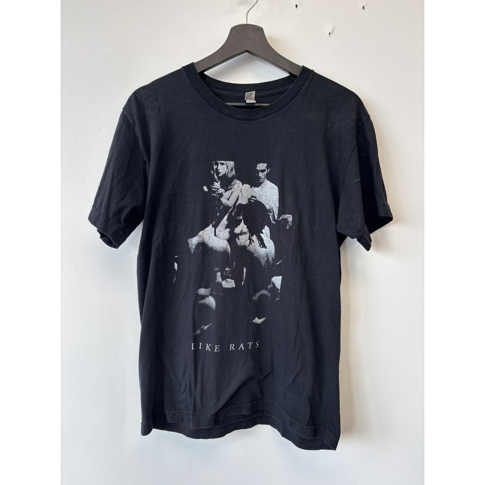 Like Rats Shirt Mens Small American Apparel Hardcore Punk Band Graphic Tee